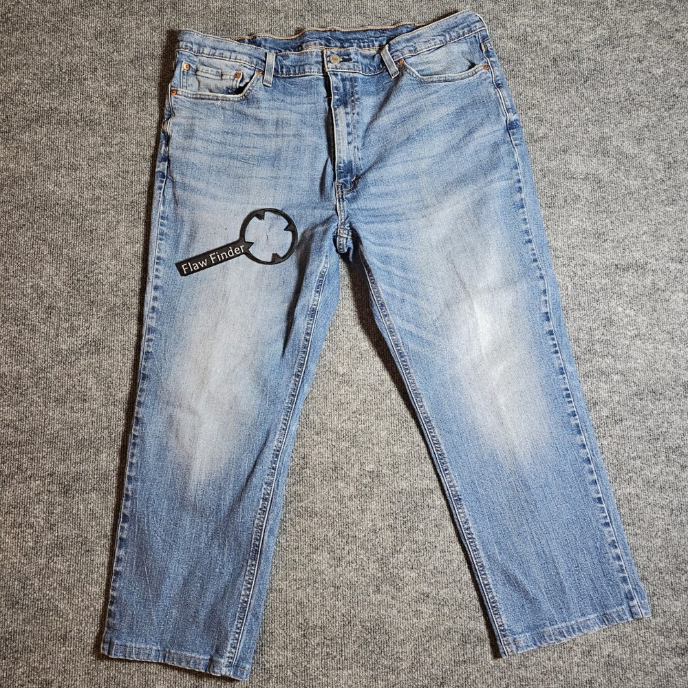 Lot of 2 Levi's 541 Athletic Taper Jeans Mens 40x30 Blue Denim Pants Repaired - Picture 8 of 16